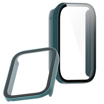 Etui, case z wbudowanym szkłem Bizon do Xiaomi Smart Band 8 Pro, ramka