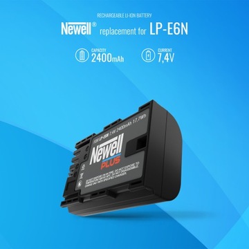 Аккумулятор Newell Plus, замена LP-E6N