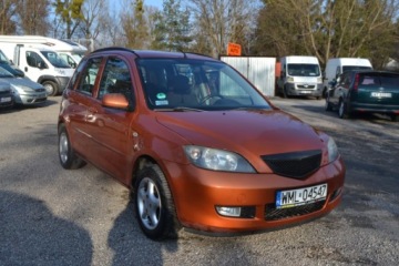 Mazda 2 I 1.4 16V MZI 80KM 2003 Mazda 2 BEMOWO 1.4 Benzyna, 2003 rok produkcji KOMIS TYSIAK, zdjęcie 1