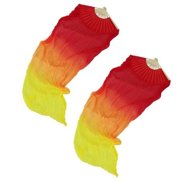 2 pcs(l+r) 1.8mx0.9m (71x35inch) Light Red+Yellow