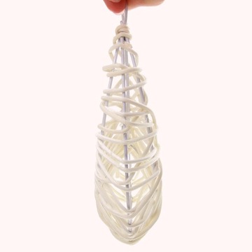 18 см тростниковое украшение из ротанга, рождественские свадебные украшения, полумесяц, белый цвет