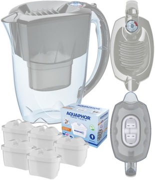 5x Filtr wkład MAXFOR + Dzbanek filtrujący AQUAPHOR AMETHYST gratis