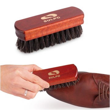 SZCZOTKA POLERKA DO BUTÓW CZYSZCZENIE SKÓRY KOŃSKIE WŁOSIE PRODUKT POLSKI