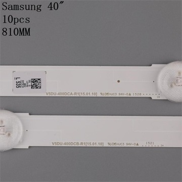 10шт светодиодная лента для samsung UE40MU6105K UE40J