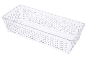 ПЛАСТИКОВЫЙ ОРГАНАЙЗЕР, контейнер для аксессуаров 1,9 л, прозрачная корзина.