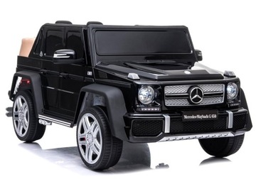 DUŻE AUTO SAMOCHÓD NA AKUMULATOR MERCEDES MAYBACH SWIATŁA LED AUDIO TABLICE