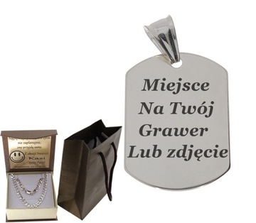 SREBRNY SOLIDNY NIEŚMIERTELNIK PR. 925 + GRAWER GRATIS - GRAWER ZDJĘCIA