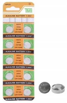 Baterie Bateria Alkaliczna TMI AG10 1130 389 50szt