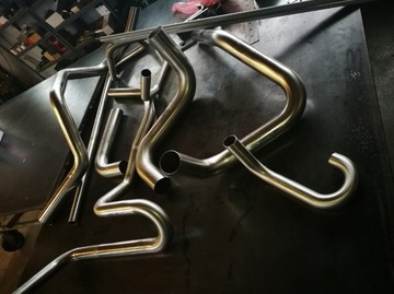 Rura fi 76,1mm z kielichem Wydech 50 cm