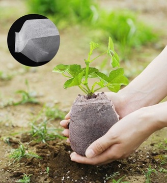 СУМКИ БИОРАЗЛАГАЕМЫЕ МЕШКИ ДЛЯ РАСТЕНИЙ 8х10см 300 ШТ.