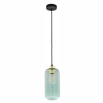 Lampa wisząca MARCO GREEN 1PŁ 3324 TKLighting KOLOROWY SZKLANY KLOSZ 125 CM