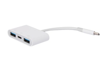Кабель-переходник USB-C на 2x USB + USB-C для смартфона, ноутбука