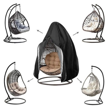 Wodoodporny pokrowiec na krzesło ogrodowe Jajko Huśtawka Osłona