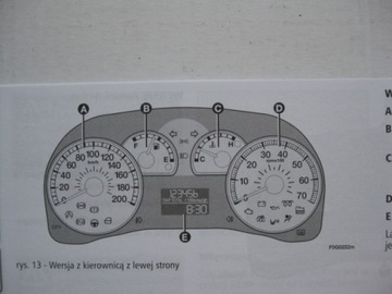 FIAT PANDA 2003-2009 Руководство пользователя на польском языке + управление радио PL