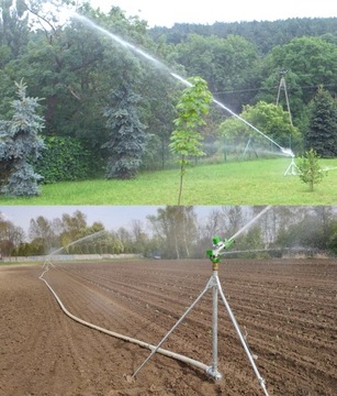 Полевый разбрызгиватель График молотка 2 дюйма останавливается 2 -кишки 100 м