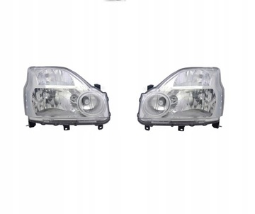 NISSAN X-TRAIL 07-10 SVĚTLOMET SVĚTLA PŘEDNÍ PRAVÁ + LEVÝ KOMPLET H4