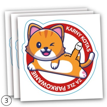 Штрафные к*тасы-наклейки MIX 8 дизайнов