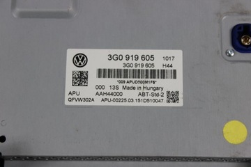 3G0919605 OBRAZOVKA NAVIGACE 2.0 TDI 110 2015 VW PASSAT B8 (3G2)