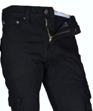ЧЕРНЫЕ утепленные брюки-карго W37 L32 S'tl Stretch Polar, разные размеры