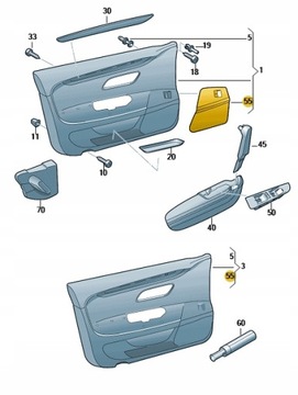 BLENDA MASKOWNICA GŁOŚNIKA DYNAUDIO Passat lewa