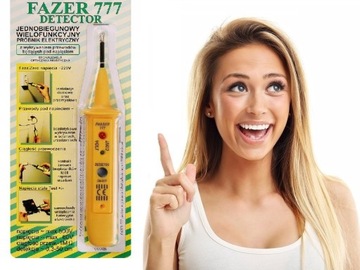 PRÓBNIK TESTER NAPIĘCIA SUNCO FAZER DETECTOR 777