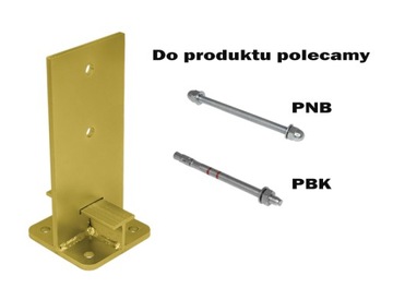 ОСНОВАНИЕ АНКЕРНОГО СТОЙКА, ВИНТОВОЕ, ПОЛУСКРЫТОЕ 120x250