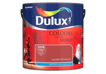 DULUX Kolory świata Farba lateksowa OGNISTE FLAMENCO 2,5l
