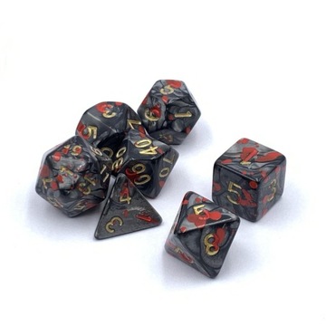 Игральные кости многогранные 3x7x Легкие семейные ролевые игры 2 шт.