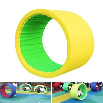 Круг для ползания, оборудование для сенсорного обучения, игровой реквизит, интерактивный желтый цвет.