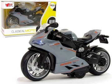 MOTOR ŚCIGACZ MOTOCYKL NAPĘD DŹWIĘK ŚWIATŁA