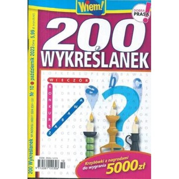 Krzyżówki Wiem! 200 WYKREŚLANEK 10/2023