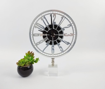 Zegar LOFT SILVER Ø 24 cm X453