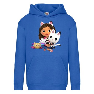 BLUZA KOCI DOMEK GABI Z KAPTUREM 116 cm 5-6 LAT