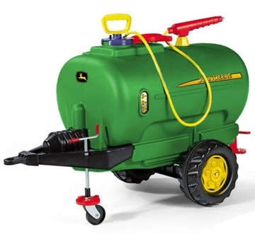 ROLLY TOYS PRZYCZEPA CYSTERNA Z ROZPYLACZEM I POMPKĄ JOHN DEERE 123025