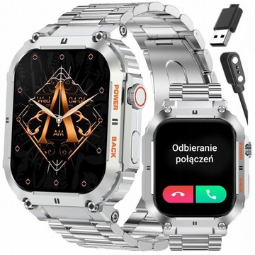 SMARTWATCH MĘSKI GRAVITY GT6 POŁĄCZENIA POLSKIE MENU PULS CIŚNIENIE