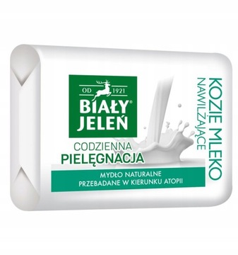 BIAŁY JELEŃ MYDŁO nawilżające KOZIE MLEKO 100g