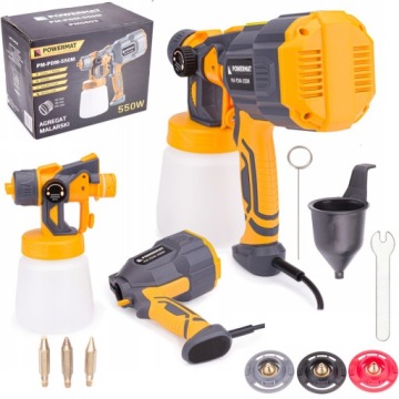 ПОКРАСОЧНЫЙ ГЕНЕРАТОР ЭЛЕКТРИЧЕСКИЙ ПИСТОЛЕТ ДЛЯ РАСПЫЛЕНИЯ 550 Вт ГЕНЕРАТОР