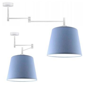 Lampa do sufitu podwieszanego abażur modna LED