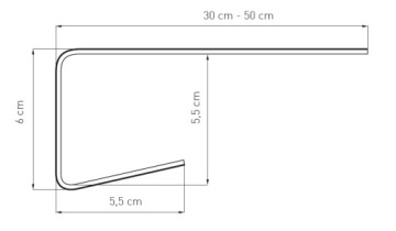 РЕМОНТ ПОДОКОНА ИЗ ПВХ (НАКЛАДКА) ОРЕХ 30см