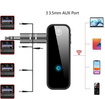 Аудиоадаптер Bluetooth 5.0 с разъемом 3,5 мм