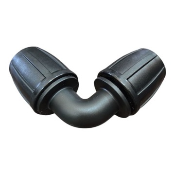 KOLANO SZYBKOZŁĄCZNE SKRĘCANE QJ 16-16 do linii kroplującej i rury PE 16