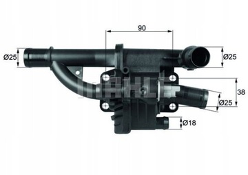 TERMOSTAT CITROEN PEUGEOT