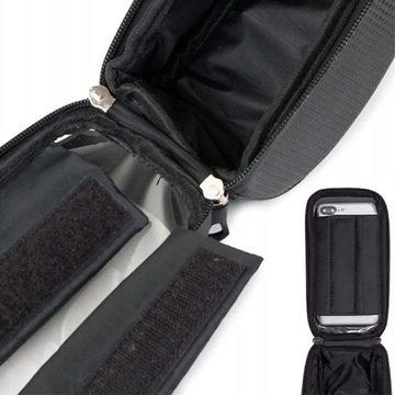 Велосипедная сумка с местом для телефона (смартфон с диагональю до 6,8 дюйма)