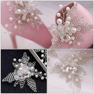 1 пара жемчужных зажимов для обуви, милые туфли, аксессуары для декора своими руками, пряжки для обуви.