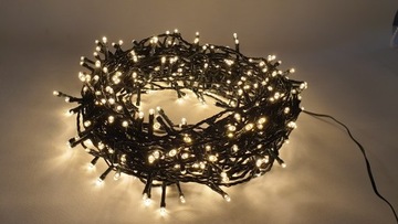 РОЖДЕСТВЕНСКИЕ ОГНИ 200 СВЕТОДИОДОВ БЕЛЫЕ НАРУЖНЫЕ ОГНИ В ПОМЕЩЕНИИ РОЖДЕСТВЕНСКИЕ ОГНИ