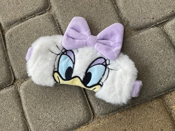 OPASKA NA OCZY MASKA DO SPANIA SNU RELAKSU KACZKA DAISY DISNEY PLUSZOWA
