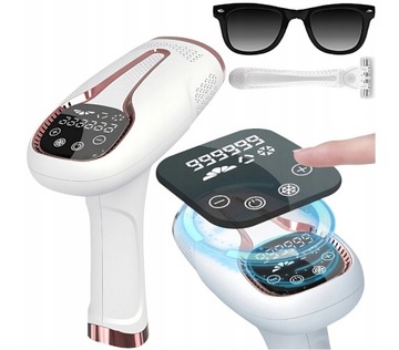 DEPILATOR IPL LASEROWY MOCNY BEZBOLESNY BIKINI DUŻY ZESTAW