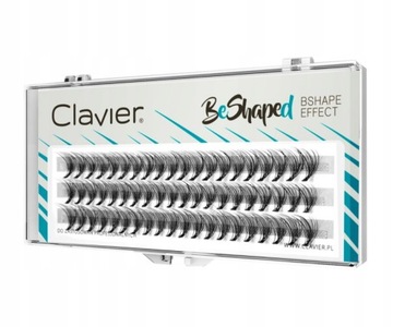 Kępki rzęs Clavier BeShaped 9mm