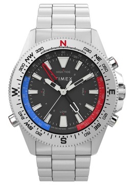 Zegarek męski TIMEX NORTH pływy kompas temperatura data SZAFIR WR100