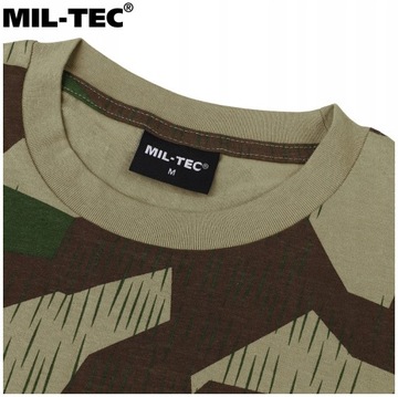 Koszulka Męska wojskowa Bawełniana moro T-shirt Mil-Tec Splinter Camo S